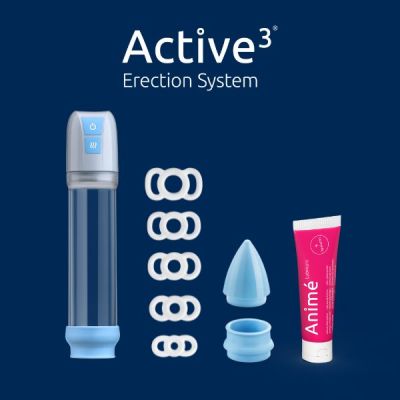 Men's Health Package - Active 3 System + Manual Pump Head